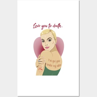 Love you to death! Villanelle Posters and Art